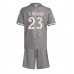 Maillot de foot Real Madrid Ferland Mendy #23 Troisième vêtements enfant 2024-25 Manches Courtes (+ pantalon court)